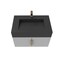 Castello Usa Nile 30-inch Gray Vanity Set with Black Top and Gold Handles CB-MC-30G-GLD-2053-BL - alternate 3